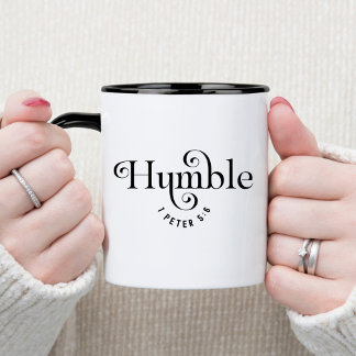 L'humble Verse Bible Christian Coffee Mug