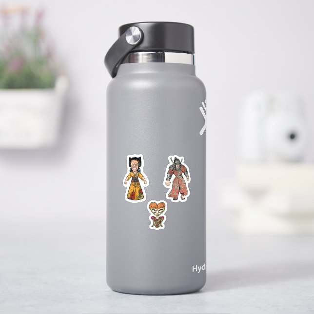 L'humeur ne me parle pas - Sticker Visage en colèr (HydroFlask)