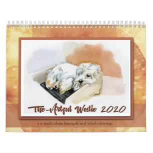 L'humoriste Westie Un calendrier de 12 mois par Bo