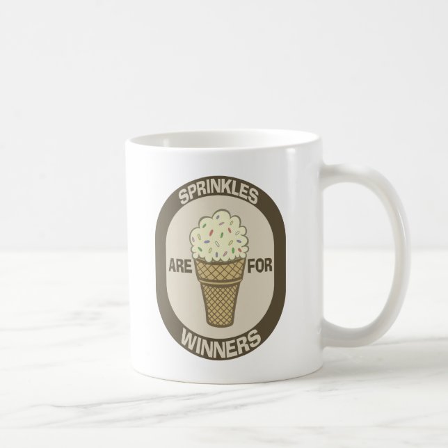L'humour de tasse de café, Sprinkles sont pour des (Droite)