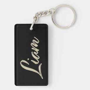 Liam Name whitegold Porte-clés