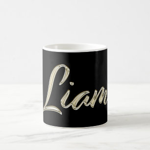 Liam Name whitegold Tasse Teetasse Cafeetasse