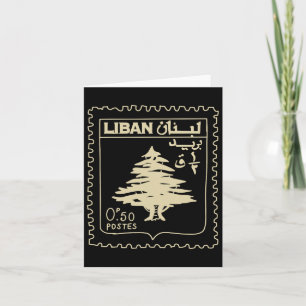 Liban Vintage Soutien Liban Beyrouth Carte Libanai