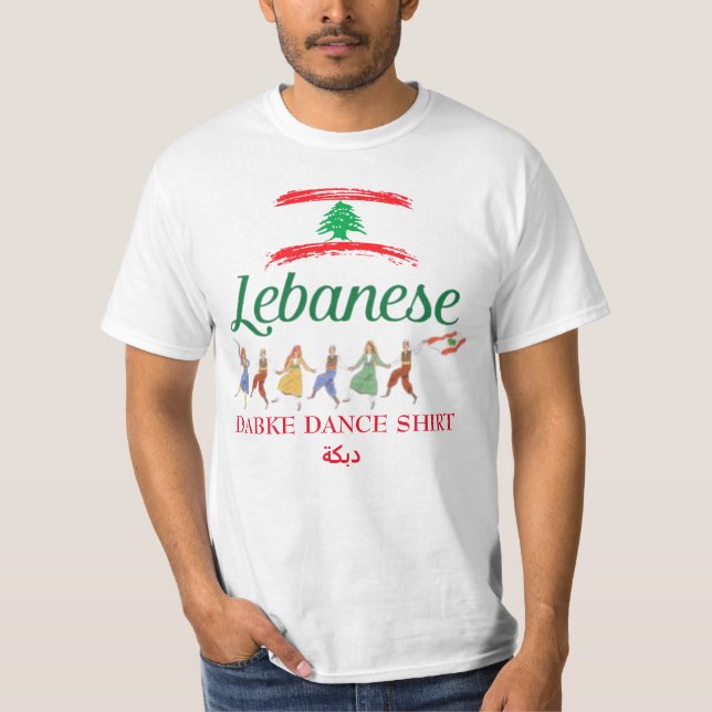 Libanais Dabke Dance Mahrajan T-Shirt (Devant)