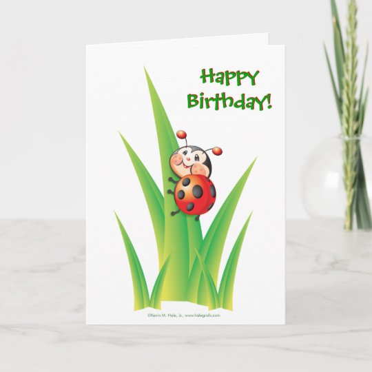 Libby La Carte D Anniversaire De Ladybug Zazzle Fr