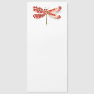 libellule de fleurs avec sakura de bijoux