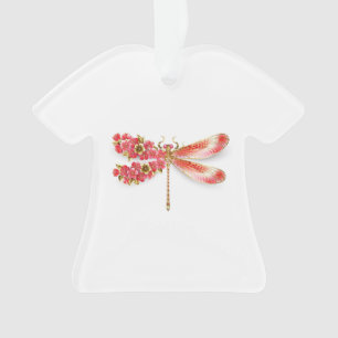 libellule de fleurs avec sakura de bijoux