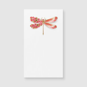 libellule de fleurs avec sakura de bijoux