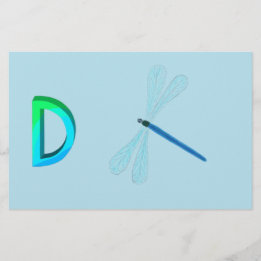 Libellule en papier
