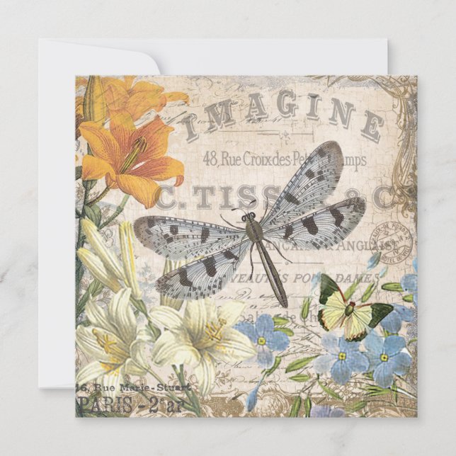 libellule française vintage (Devant)