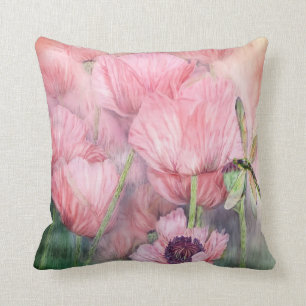 Libellule sur le coussin de concepteur d'art de