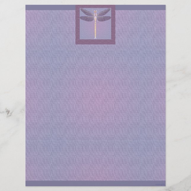 libellule violette (Devant)