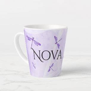 libellules violettes, Mugs de café personnalisés