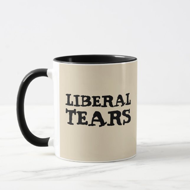 LIBÉRAL LARMES CAFÉ MUGS (Gauche)