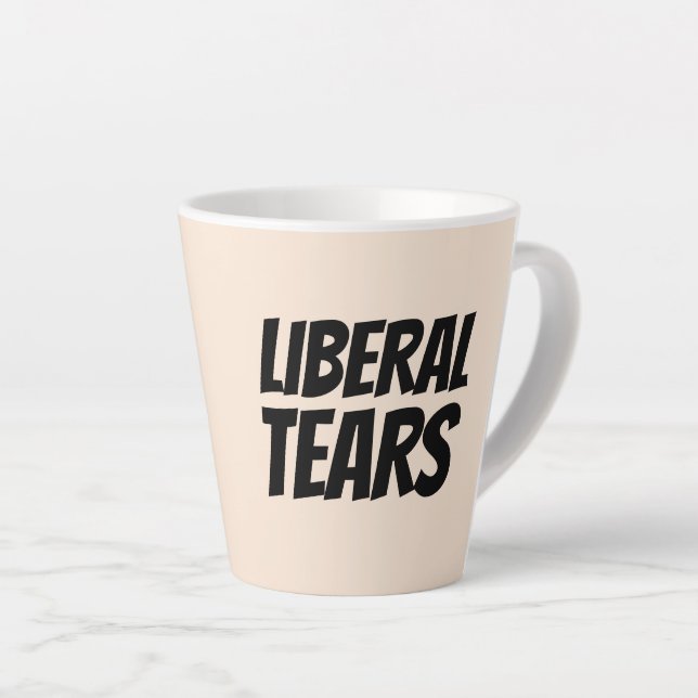 LIBÉRAL LARMES LATTE CAFÉ MUG (Angle droit)