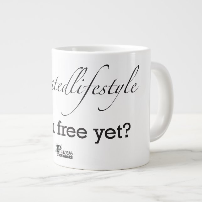 #LiberatedLifestyle Mug (Devant droit)