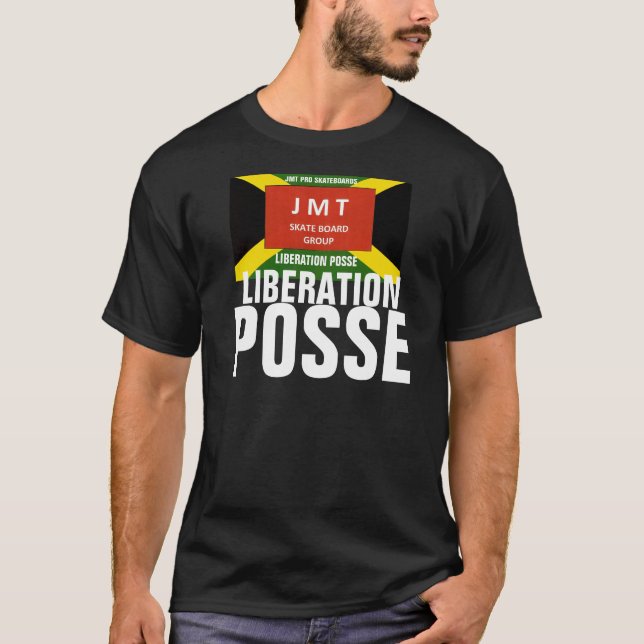 LIBÉRATION POSSE T-shirt foncé de base (Devant)