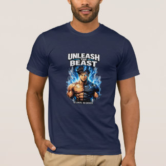 Libérez La Bête - T-Shirt Anime Power-Up pour la s