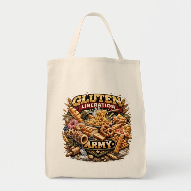 Libérez le Gluten ! Sac fourre-tout de l'Armée de  (Devant)