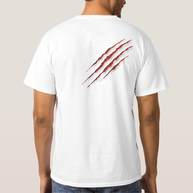 Libérez le loup dans le T-shirt imprimé (Dos)