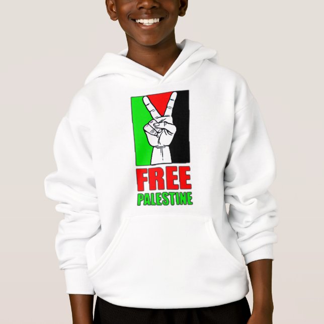 Libérez le Sweat - shirt à capuche palestinien (Devant)