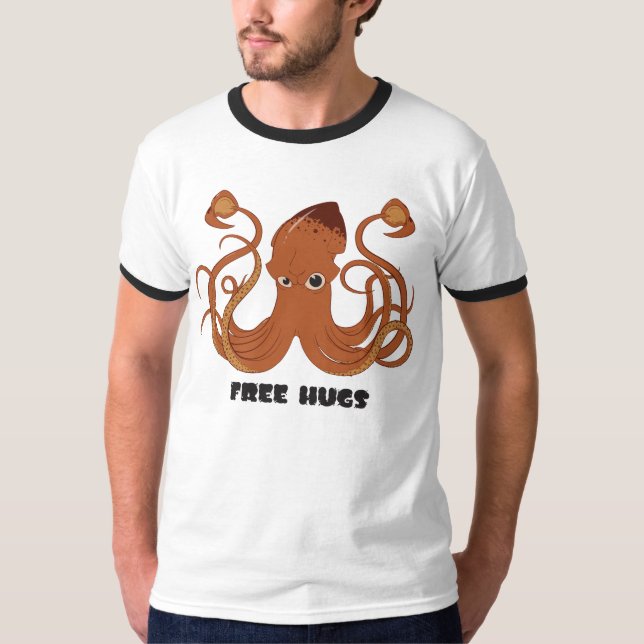 Libérez le T-shirt de la sonnerie des hommes de (Devant)