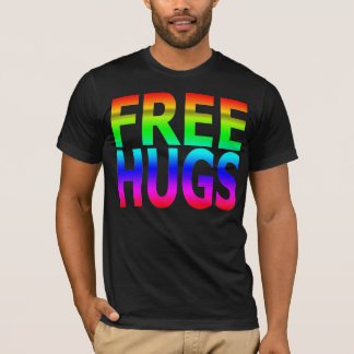 LIBÉREZ le T-shirt de l'arc-en-ciel des hommes