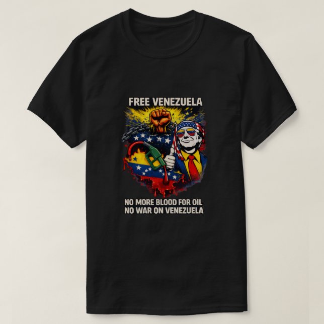Libérez le Venezuela – T-shirt de protestation ant (Design devant)