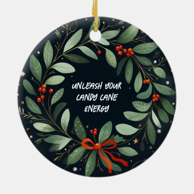 Libérez votre Sucre de canne Énergie Ornement de N (Dos)