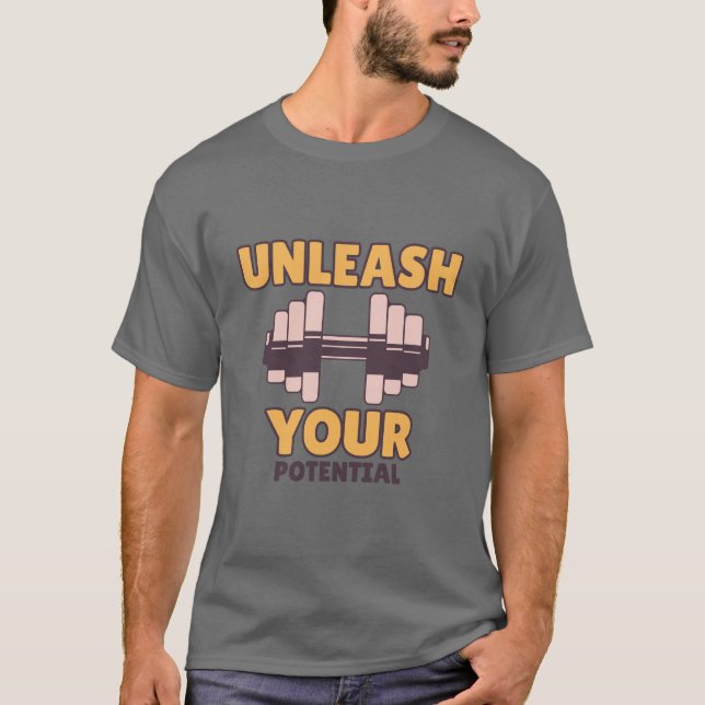 Libérez votre T-shirt Potentiel 50 50 pour hommes (Devant)