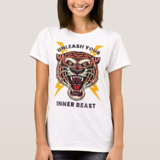 Libérez Votre T-shirt Tigre Bête Intérieure