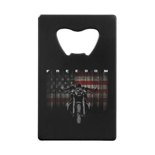 Liberté de la moto drapeau américain