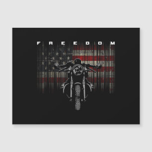 Liberté de la moto drapeau américain