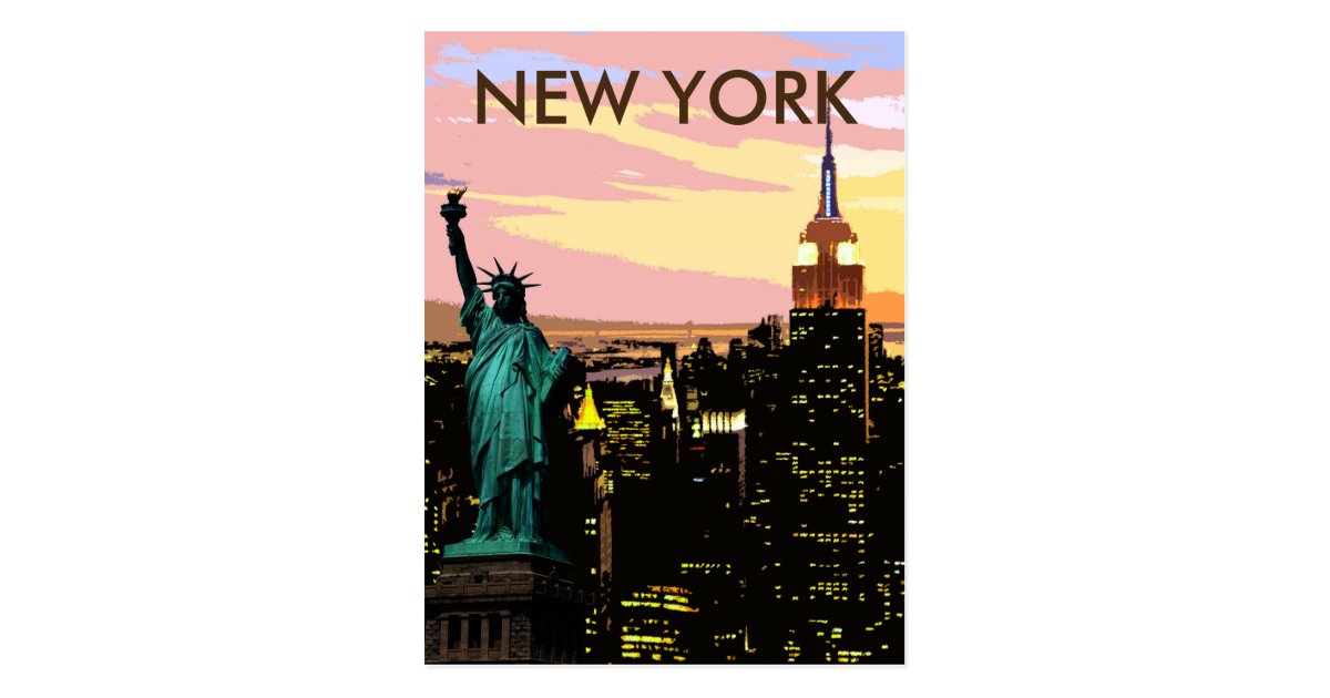 Carte Postale New York à Imprimer Gratuite