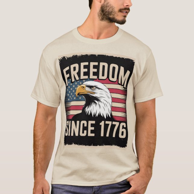 Liberté depuis T-shirt 1776 (Devant)