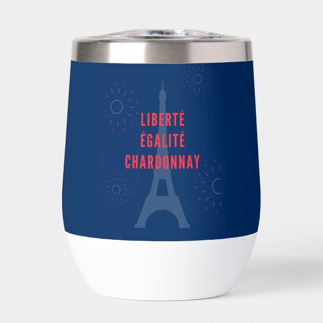 Liberté Égalité Chardonnay Funny Tour Eiffel (Avant)