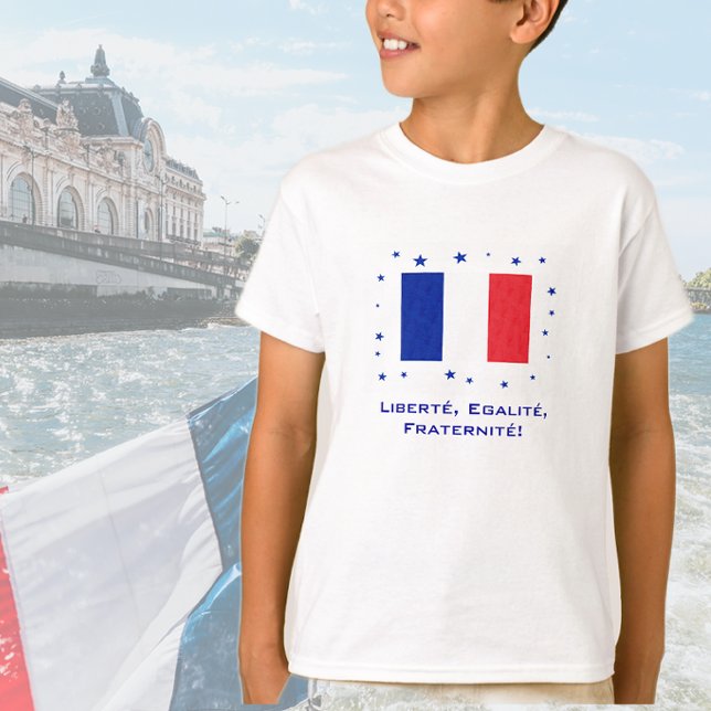 Liberté, Égalité, Fraternité ! T-Shirt (Créateur téléchargé)