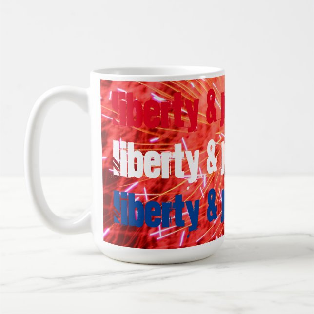"Liberté et justice pour tous" - Mug (Gauche)