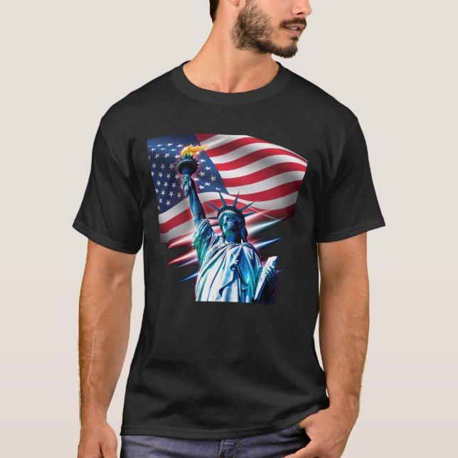 Liberté et liberté : American Pride T-Shirt (Devant)