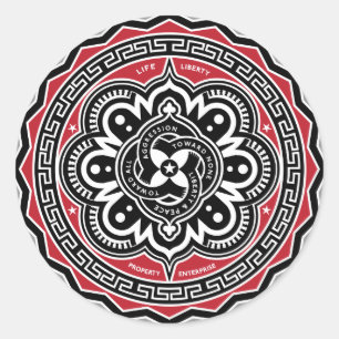 Liberté Pour Tous Les Stickers Insignia