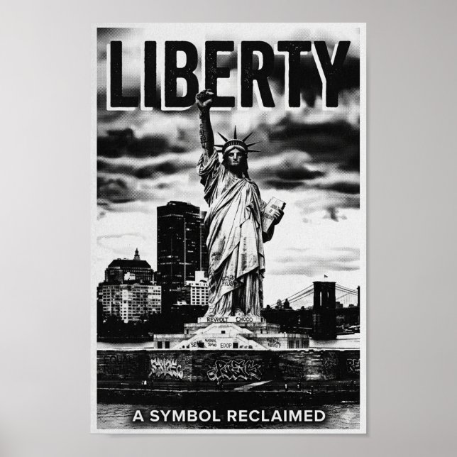 Liberté : Un Symbole Reconquis - Affiche Crue de N (Devant)