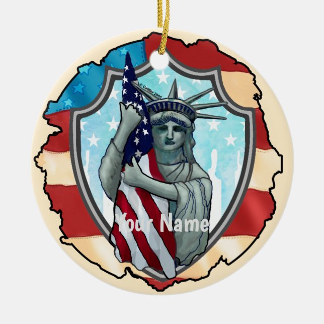 Liberté USA Ornement (Devant)