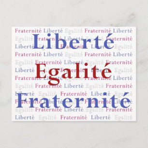 Liberty Equality Fraternité 14 Cartes postales Jui