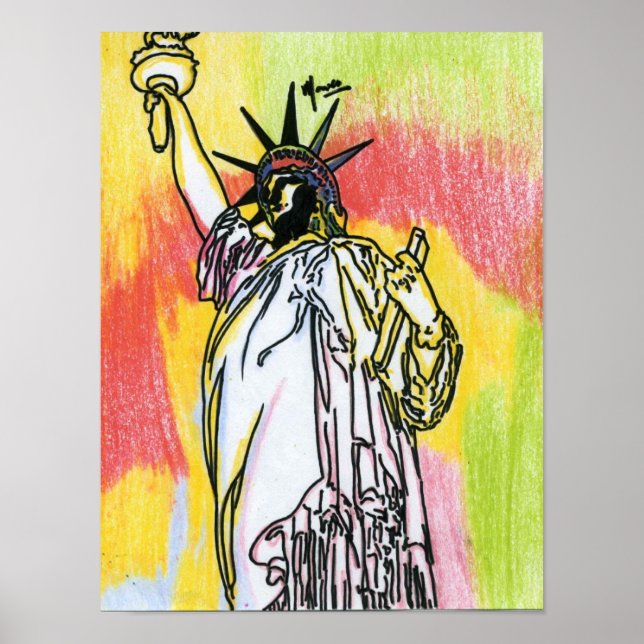 Liberty, gardienne de nos côtes Peinture Posters (Devant)
