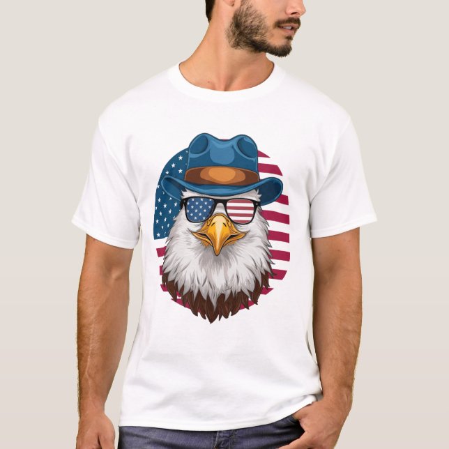 Liberty's Guardian : T-shirt Eagle Design (Devant)