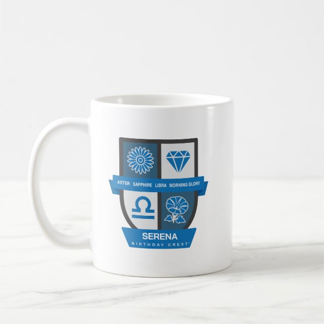 Libra Birthday Crest™ for September 23-30 Mug (Gauche)