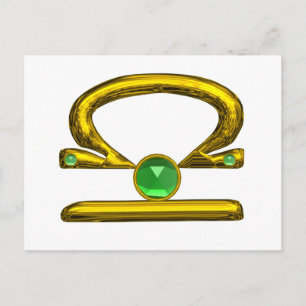 LIBRA, carte postale