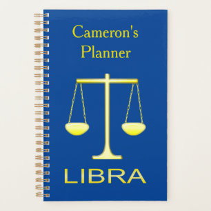 Libra Golden Scales Star Sign Custom