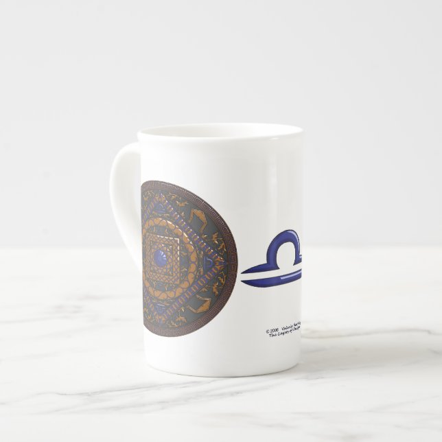 Libra Mandala Spécialité Mug (Devant gauche)