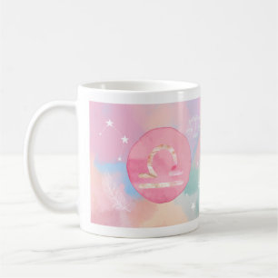 Libra Pastel Aquarelle Astrologie Zodiac Sign Mug